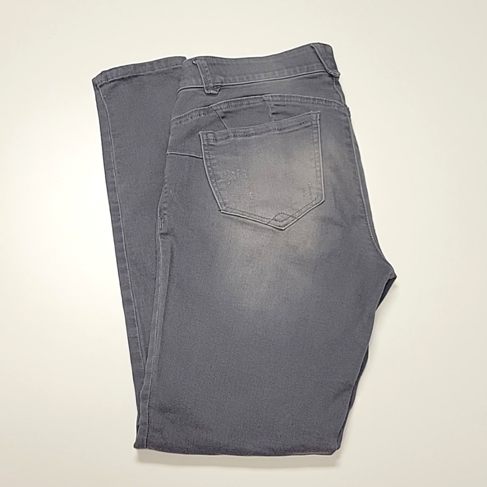 Democracy Absolution gray skinny jeans